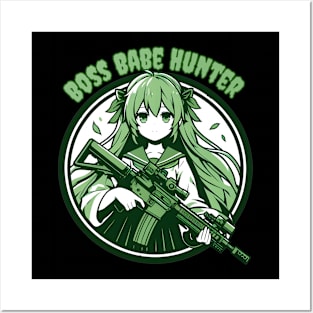 Hunting Anime girl Posters and Art